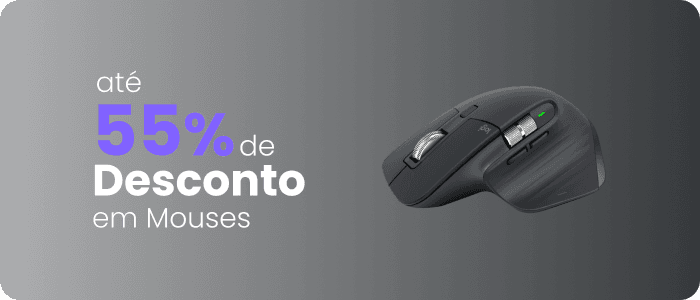 Até 55% de desconto em mouses